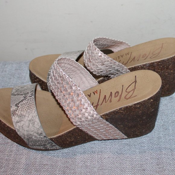 Blowfish Shoes - LN LADIES BLOWFISH WEDGE PLATFORM SANDALS - 8